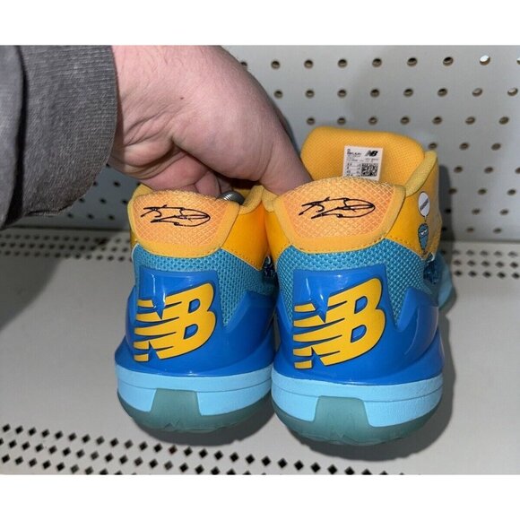 New Balance KAWHI Jolly Rancher Mens Athletic Basketball Shoes Size 9.5 Blue - Picture 3 of 8
